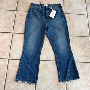 New Frame Size 32 High ‘N’ Tight crop Mini Boot Jeans